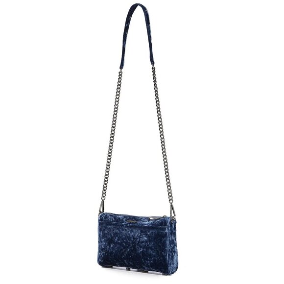 Rebecca Minkoff Crushed Velvet Mini Mac Bag - Picture 2 of 4